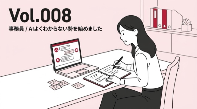 Vol.008 新マガジン「事務員 / AIよくわからない勢」を始めました