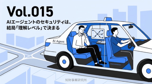 Vol.015 AIエージェントのセキュリティは、結局「理解レベル」で決まる